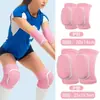 Joelheiras Esportivas, Cotoveleiras, Treino de Vôlei e Dança, Proteção Meniscal Anti-Colisão e Anti-Queda, Conjunto de Cotoveleiras e Joelheiras