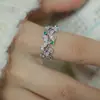Anillo Vintage Elegante y Lujoso con Hojas de Oro Tachonadas de Diamantes, Exquisito y de Moda, Anillo Abierto Estilo Old Money