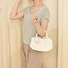 Bolsas de Nicho de Alta Gama Estilo Coreano Transfronteiriças para Mulheres, Nova Bolsa Almofada Bowling, Bolsa de Ombro Transversal Versátil