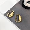 Clip francés retro de buena textura, suave con forma de gota de agua para el cartílago de la oreja, clip de metal con temperamento para la oreja sin necesidad de perforación, puede llevar aretes y clip para la oreja