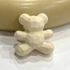 Fábrica atacado branco marrom outono e inverno flocagem borracha efeito abraço urso urso diy cabelo corda acessórios para cocar