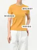 Top de Manga Corta para Mujer Aboutsea Verano Bambú Algodón Hombro Derecho Cuello Redondo Corte Ajustado Seco y Transpirable Color Sólido Versátil para Mujer