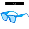 Nuevas Gafas de Sol Cuadradas Estilo Ojo de Gato Europeas y Americanas, Gafas de Sol Personalizadas de Moda para Fotografía Callejera y Pasarela, Gafas de Sol de Moda Transfronterizas