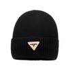 Nuevo sombrero de lana grueso con forro polar para hombre de otoño e invierno, sombrero de punto simple para mujer, sombrero de punto simple, cálido para invierno para hombre, venta al por mayor, combina con todo