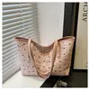 Bolsa de Ombro com Laço Novo Estilo 2025 Fresca para o Trabalho Casual Bolsa de Ombro Grande Capacidade Bolsa de Axila Bolsa Tote