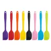 Raspador de silicona pequeño con todo incluido para remover crema, hacer espátulas para pasteles, herramientas para hornear, herramientas para hornear