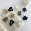 Pinza para el pelo pequeña de alta gama color café negro mate transfronteriza, simple para coleta alta, media coleta, pinza para el pelo pequeña para niños, accesorios para el pelo para mujer