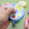 Nuevo Producto en Stock Cartera Creativa de Silicona con Forma de Dona Llavero Lindo de Dibujos Animados para Niños para Aliviar el Estrés Mini Bolso Cruzado