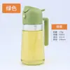Dispensador de aceite dos en uno cocina gran capacidad prensa botella de aceite de vidrio sin colgar aceite botella de aceite en spray atomizador botella de aceite en spray atomizador