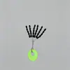 Frijol de Silicona para Pesca de Competición, Espacio Ultra Estrecho Transfronterizo, Accesorios Pequeños al por Mayor, Frijol Espacial para Pesca Cilíndrico con Forma de Oliva