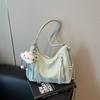 Bolso de Gran Capacidad para Comercio Exterior para Mujer Verano Versátil 2025 Nuevo Casual de Hombro Tote Bag Mochila Nicho