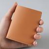Billetera de Cuero de Primera Capa Bolsa Multifuncional para Tarjetas Bolsa de Almacenamiento para Licencia de Conducir Clip Único Bolsa para Tarjetas Bancarias Delgada y Ligera Pequeña Cartera para Monedas