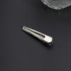 Pinza Pico de Pato Plateada Advanced Sense Pinza Lateral Pinza para Flequillo Metal Lujo Ligero Sin Costuras Horquilla para Cabello Roto Sombrerería al por Mayor