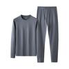 Tallas Grandes Transfronterizo Algodón Modal Otoño/Invierno Conjunto de Ropa Interior Térmica para Hombre Conjunto Delgado de Ropa y Pantalones de Otoño
