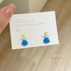 Serie Navideña Sanrio Pendientes Lindos Creativos Mini Pendientes de Dibujos Animados Diseño de Nicho Pendientes para Estudiantes Mujeres
