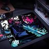 Mousepad para jogos de e-sports GSR Incandescente, tamanho grande, superfície fina, emborrachado, para jogos de CSGO.