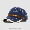 Boné de Beisebol Estampado Estilo Coreano de Cinco Pontas para Crianças, Chapéu de Sol da Moda Tendência para Bebê, Boné com Aba Kukuji para Meninos