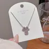 Cadena de Clavícula Dulce, Linda y Exquisita para Niñas, Diseño de Nicho de Alta Gama, Collar Simple, Versátil, Moderno y de Lujo Ligero