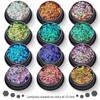 Glitter pó patch atacado terno 1 + 2 + 3mm em relevo camaleão lantejoulas suprimentos de unhas maquiagem maquiagem maquiagem dos olhos diy