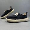 2025 Sapatos Casuais de Malha com Cabeça Torta para Homens Sapatos Mocassins Fofos e Feios para Homens Tênis Tendência Versáteis para Homens Sapatos Masculinos para Estação Europeia