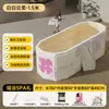 Bañera Plegable para Adultos Hogareña Grande Integrada Sin Instalación Bañera de PVC Bañera Plegable para Sudoración Fumigación