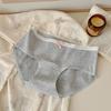 "Não Fique Ansiosa" Estendido e Alargado Cintura Média Algodão Puro Crotch Antibacteriano Roupa Íntima de Algodão Puro para Meninas Calcinhas Macias para Meninas