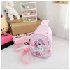 Bolsa Infantil de Comercio Exterior Bolsa de Pecho para Niñas Bolso Bandolera de Dinosaurio para Niños Mochila Casual para Bebé Billetera Linda para Niñas
