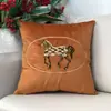 Sofá Almofada de Luxo Sala de Estar Almofada de Luxo com Enchimento Simples Americano Encosto Almofada de Encosto