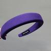 Diadema color sólido esponja cráneo alto retro pasador Corea del Sur temperamento simple celebridad de internet ins borde ancho moderno adorno para la cabeza para salir