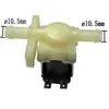 Válvula Solenoide de Entrada y Salida de Agua Ac220Vdc24Vdc12V, Diámetro Exterior de Entrada y Salida 10.5 mm