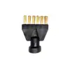 Adaptable a Karche Karcher Kach Limpiador a vapor SC1/2/3/4/7 Cepillo redondo pequeño Cepillo de espejo Boquilla Accesorios
