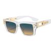 Gafas de sol nuevas de moda Outu, personalizadas, de color beige, decorativas, de moda, con INS transfronterizo europeo y americano, 2852