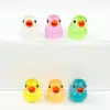 Pato Luminoso DIY Accesorios de Joyería de Resina Hechos a Mano Llavero para Teléfono Móvil Adornos para Coche Bolsita Sorpresa Mismo Estilo Estilo Ins