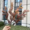 Huaxigu 2025 Nuevos Productos Otoño/Invierno Serie de Colores de Otoño Flores Artificiales Hierba de Plástico Decoración de Bodas Vegetación Artificial Venta al por Mayor
