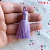 Seiko 5CM Corto Gordito Rayón Borlas Pequeñas Pulsera Collar Colgante Borlas Colgante de Bolsa Llavero Cadena Borla Borlas Ninguno