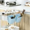 Caja de Almacenamiento de Pared Cesta de Almacenamiento de Plástico Carrito para el Hogar Cesta Colgante Pequeña Estante de Almacenamiento de Noche para Dormitorio Cesta de Almacenamiento para Cocina