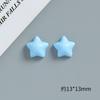 Color caramelo estrella de cinco puntas amor pan al vapor crema pegamento horquilla funda de teléfono diy joyería hecha a mano accesorios de resina