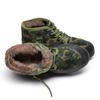 Zapatos de algodón de protección laboral para hombre, resistentes al desgaste para construcción, trabajo, invierno, cálidos, de caña alta, tipo liberación, forrados de lana gruesa, antideslizantes, camuflaje, zapatos de algodón
