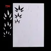 Cartón para envolver flores accesorios para el cabello bolsa de papel con dibujos accesorios papel adhesivo plantilla de papel casera cartón blanco corte de flores broche