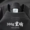 Recomendación en Vivo: Camiseta de Manga Corta de Algodón Puro de Peso Pesado para Hombre, Cuello Redondo, Corte Holgado, Top de Color Sólido, Camiseta Básica, Nuevo Modelo Verano 2025