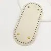 Base de Placa Ovalada de PU para Bolso 22*10 Accesorios de Ferretería para Bolso Tejido Hyuna Bolso Cubo Bolso de Ganchillo Base de Bolso