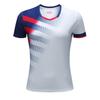 Ropa de bádminton de secado rápido para hombres y mujeres, de manga corta, transpirable, para voleibol, nuevo traje deportivo de tenis de mesa, ropa de competición con logotipo impreso