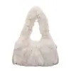 2026 Nova Moda Outono de Alta Qualidade Nicho Bolsa de Pelúcia Bolsa de Mão Bolsa Feminina para o Dia a Dia Bolsa de Ombro Único Transversal