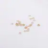 Anillo Abierto Bañado en Oro de 14K que Conserva el Color Pulsera de Perlas Collar Conexión de Acabado Anillo Tórico Accesorios de Joyería Hechos a Mano DIY Cadena