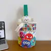 Venta al por mayor del fabricante Bolso de mano artístico de moda Bolso de lona Bolso tipo cubo de gran capacidad para mujer 2026 Nuevo Bolso para almuerzo de trabajo