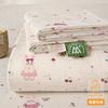 Lençol de Cama de Gaze Dupla Classe A Materno e Infantil Peça Única 2025 Conjunto de 3 Peças para Cama de Solteiro de Dormitório Algodão Puro Lençol de Cama para Bebê de 3 Peças