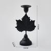 [Selección Estricta] Decoraciones de Mesa Románticas Estilo Lujo Ligero, Accesorios para Cena Romántica a la Luz de Velas Retro, Adornos de Candelabros Decorativos Simples