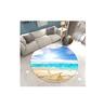 Almofada de Praia Almofada Decorativa Tapete de Chão Doméstico Antiderrapante Absorvente Tapete Redondo Sala de Estar Antiderrapante Almofada de Praia Mancha