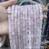 Cuentas Cuadradas Naturales Cristal Ágata Piedra Cuentas Sueltas Cuadrado de Ángulo Recto Cuentas Cubo de Azúcar Accesorios para Joyería DIY