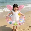 Flotador de natación engrosado para adultos y niños del fabricante, de 3 a 6 años, flotador inflable para las axilas, flotador para bebés, flotador de natación con doble bolsa de aire